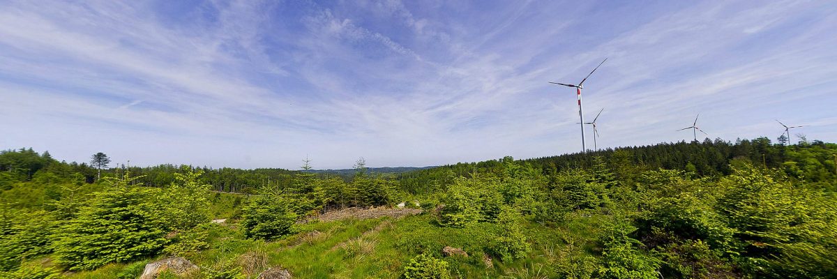 Dieses Bild zeigt den Windpark Munderfing (Foto: Aumayer Media)