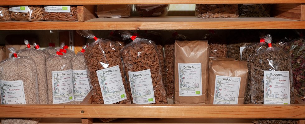 Dieses Bild zeigt verpackte Nudeln.