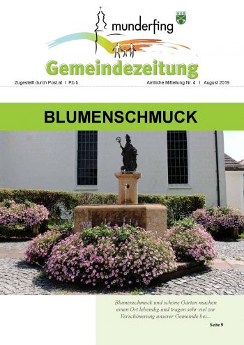Gemeindezeitung August 2019
