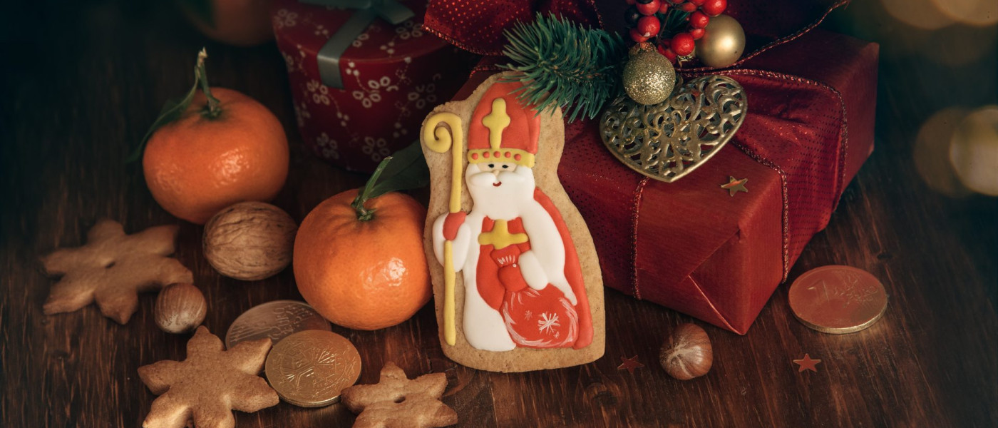 Dieses Bild zeigt einen Lebkuchennikolaus.