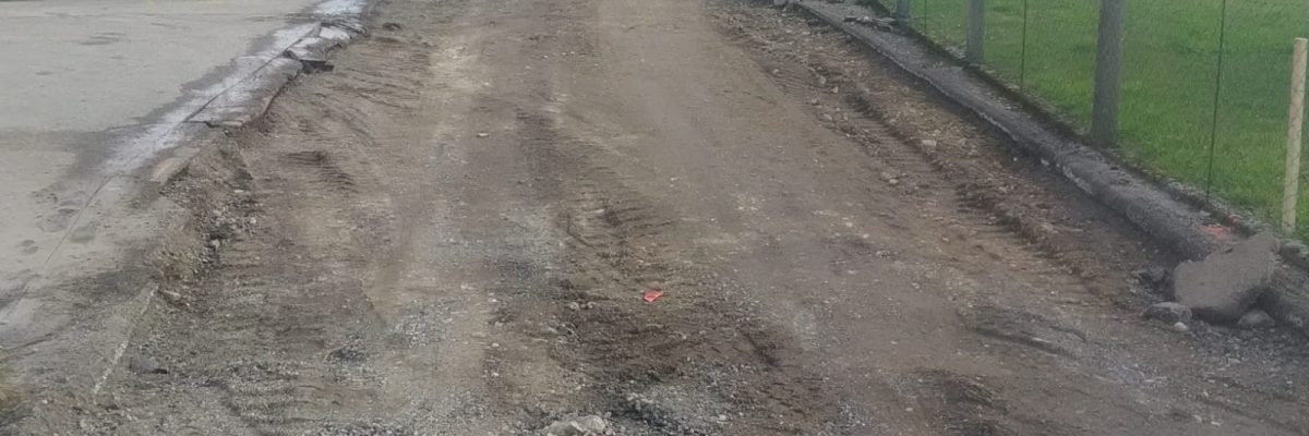 Dieses Bild zeigt Straßensanierungsarbeiten.