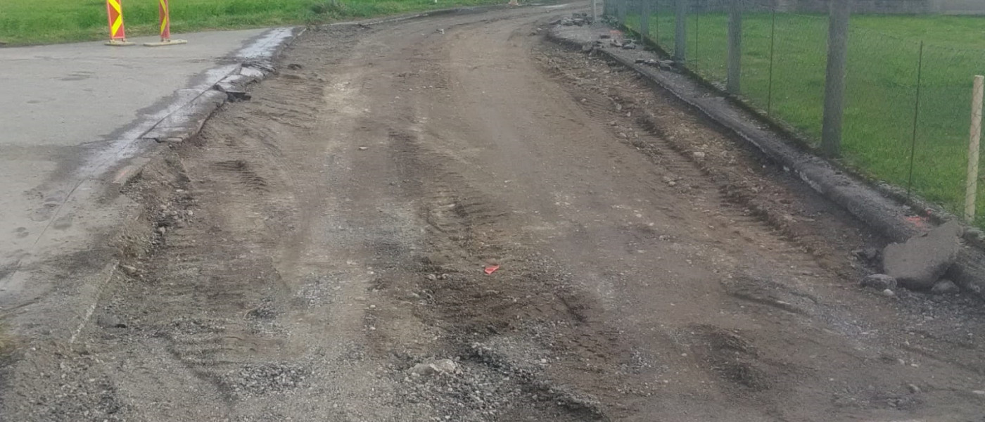 Dieses Bild zeigt Straßensanierungsarbeiten.