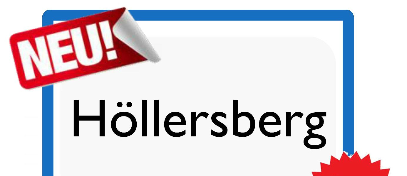 Dieses Bild zeigt eine Ortstafel mit dem Text Neu-Höllersberg.