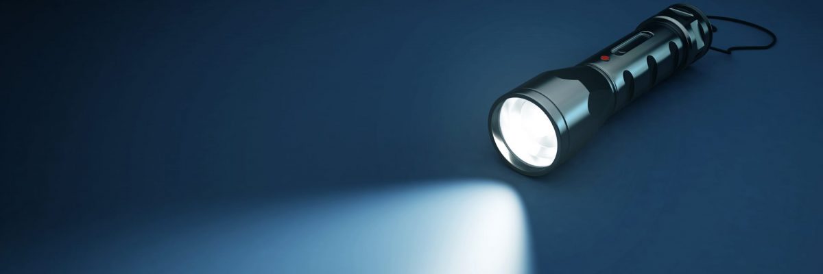 Dieses Bild zeigt eine Taschenlampe.