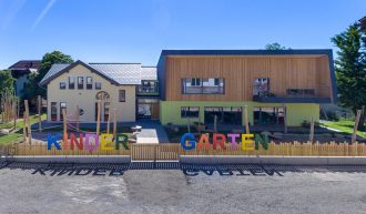 Baubeginn Kindergartenvorplatz