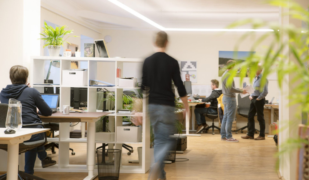 Dieses Bild zeigt den Coworking Space im Seminarhaus Bräu