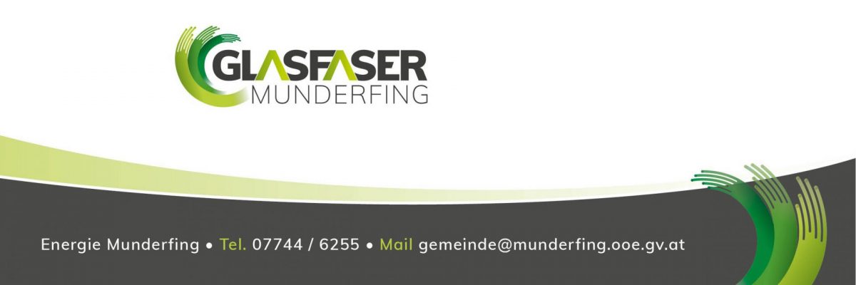 Dieses Bild zeigt einen Banner für Glasfaser Munderfing.