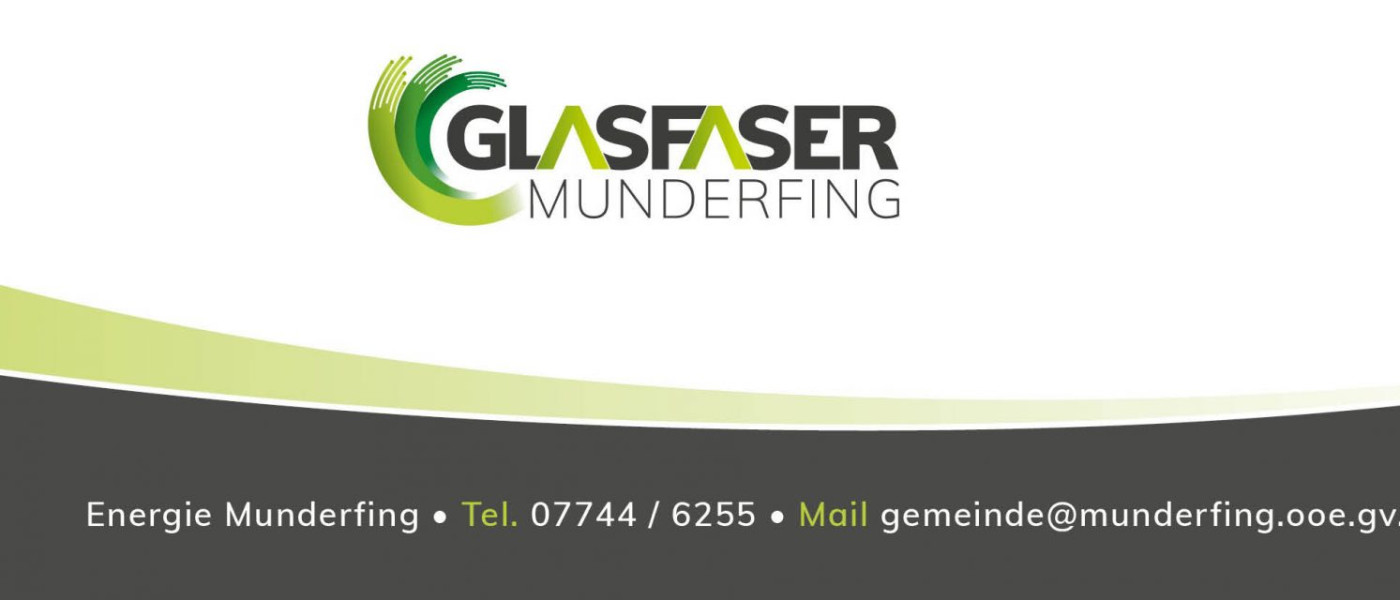 Dieses Bild zeigt einen Banner für Glasfaser Munderfing.