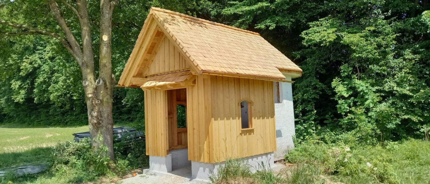 Dieses Bild zeigt die neu renovierte Siebenschläferkapelle.