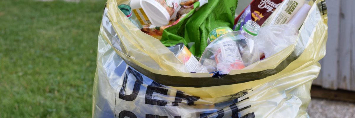 Dieses Bild zeigt den gelben Sack.