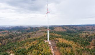Erstes Windrad nach sechs Jahren Stillstand in Oberösterreich