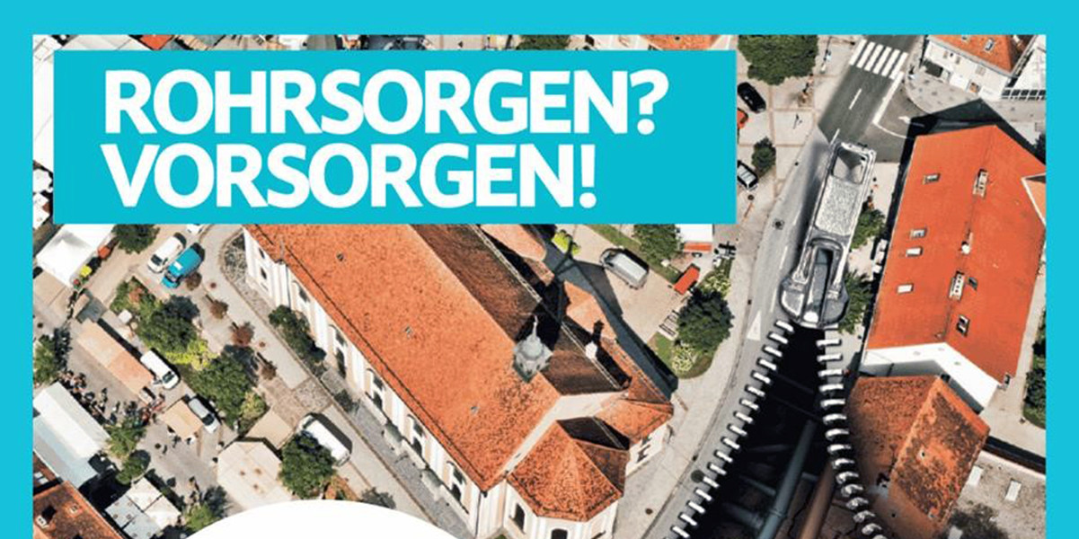Dieses Bild zeigt eine Werbebild zum Thema "Vorsorge statt Rohrsorge".