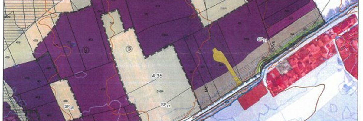 Dieses Bild zeigt einen Auszug aus dem Gewerbegebiet von Schalchen.