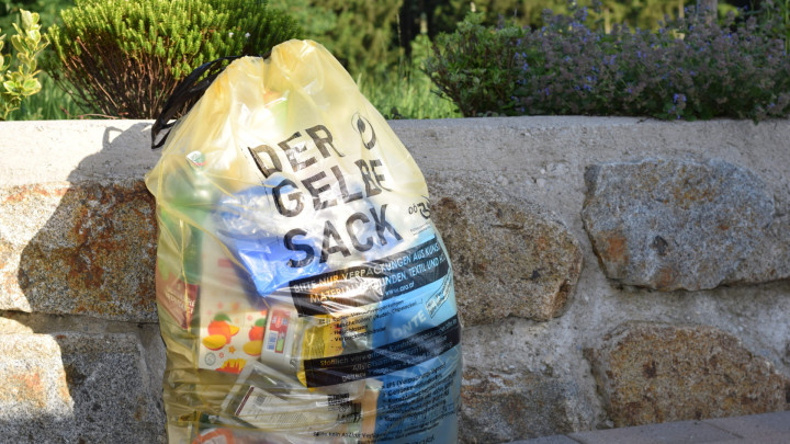 Sammelumstellung - Gelber Sack