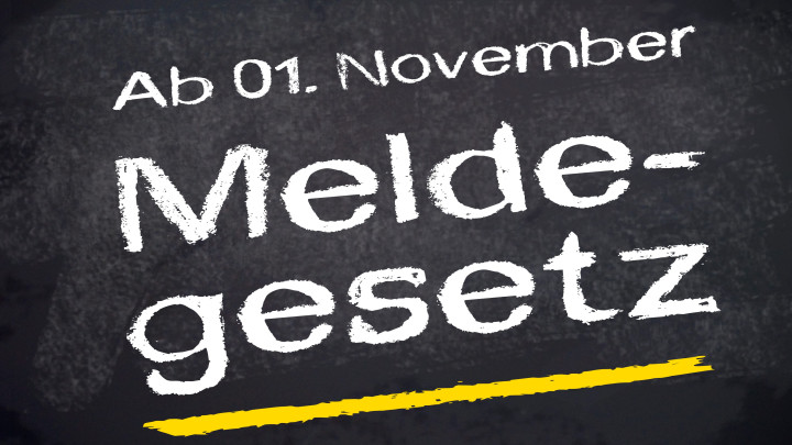 Meldezettel ab 1. November 2023