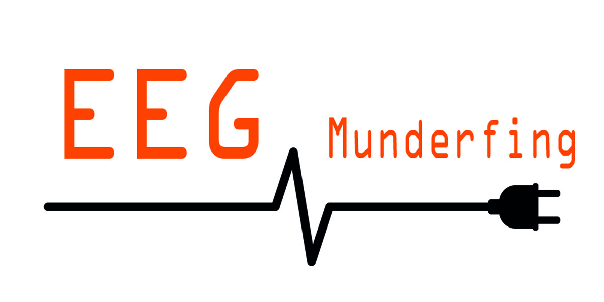 Dieses Bild zeigt die Buchstaben in großer Schrift EEG