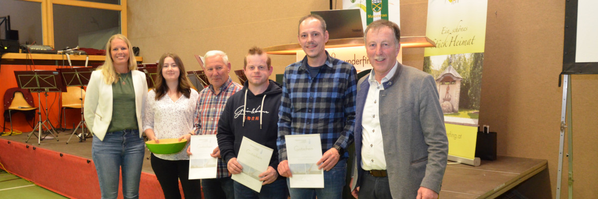 Gewinnspielverlosung am Gemeindetag 2025