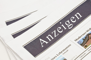 Anzeigen Zeitung