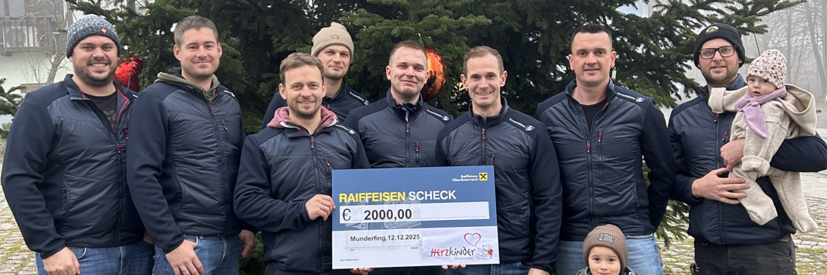 Schaufemona 2000€ Spende an die Herzkinder Österreich