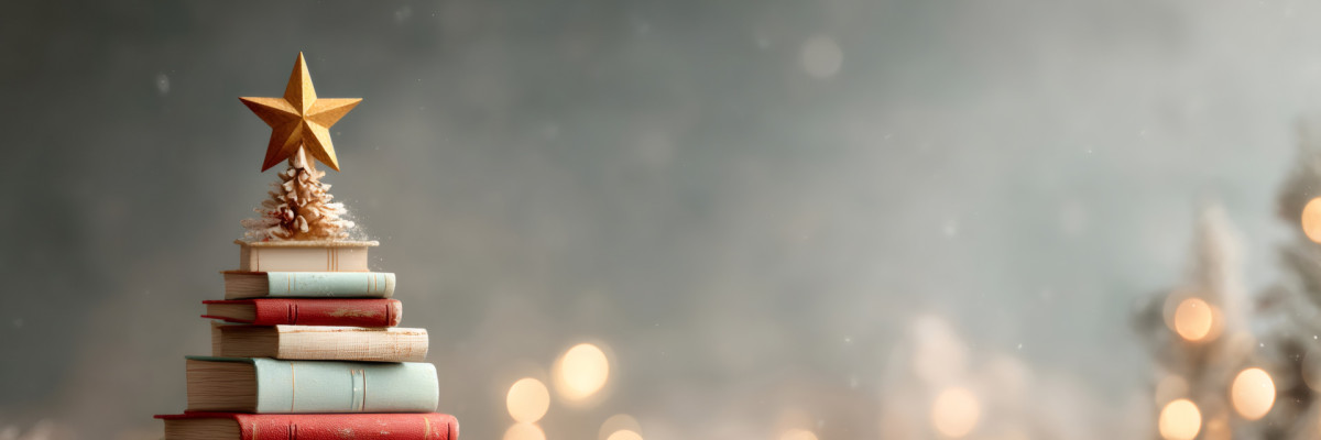 Christbaum aus Bücher