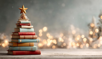 Christbaum aus Bücher