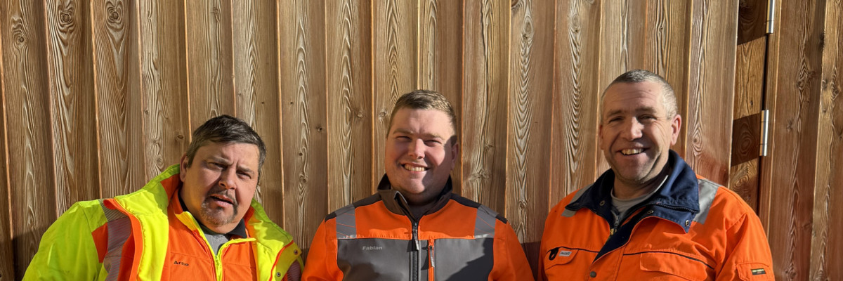 Gruppenfoto Bauhofteam Jänner 2026