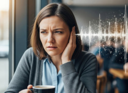 Person mit Hörproblemen