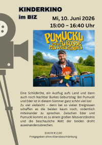 Kinderkino - Pumuckl und das große Missverständnis - Mi. 10.06.2026 um 15:00 Uhr