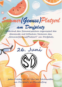 Sommer(Genuss)Platzerl von den SupperVolleys - Fr. 26.06.2026 um 15:00 Uhr