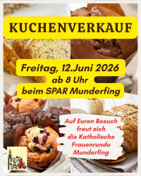 Kuchenverkauf - Fr. 12.06.2026 um 8:00 Uhr