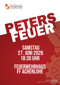Petersfeuer - Sa. 27.06.2026 um 18:30 Uhr