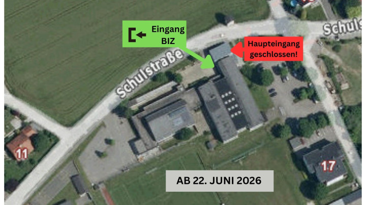 Haupteingang BIZ vorübergehend geschlossen