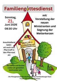 Familiengottesdienst - So. 21.06.2026 um 8:30 Uhr