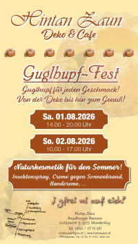 Guglhupffest - Sa. 01.08.2026 um 14:00 Uhr