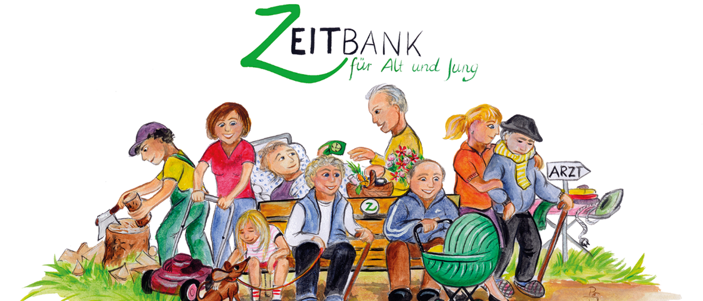 das Logos der Vereins Zeitbank