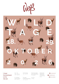 Wildtage Gasthaus Weiß - So. 18.10.2026 um 11:00 Uhr