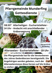 Gottesdienst - So. 01.11.2026 um 8:30 Uhr