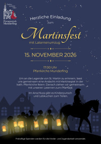 Martinsfest - So. 15.11.2026 um 17:00 Uhr