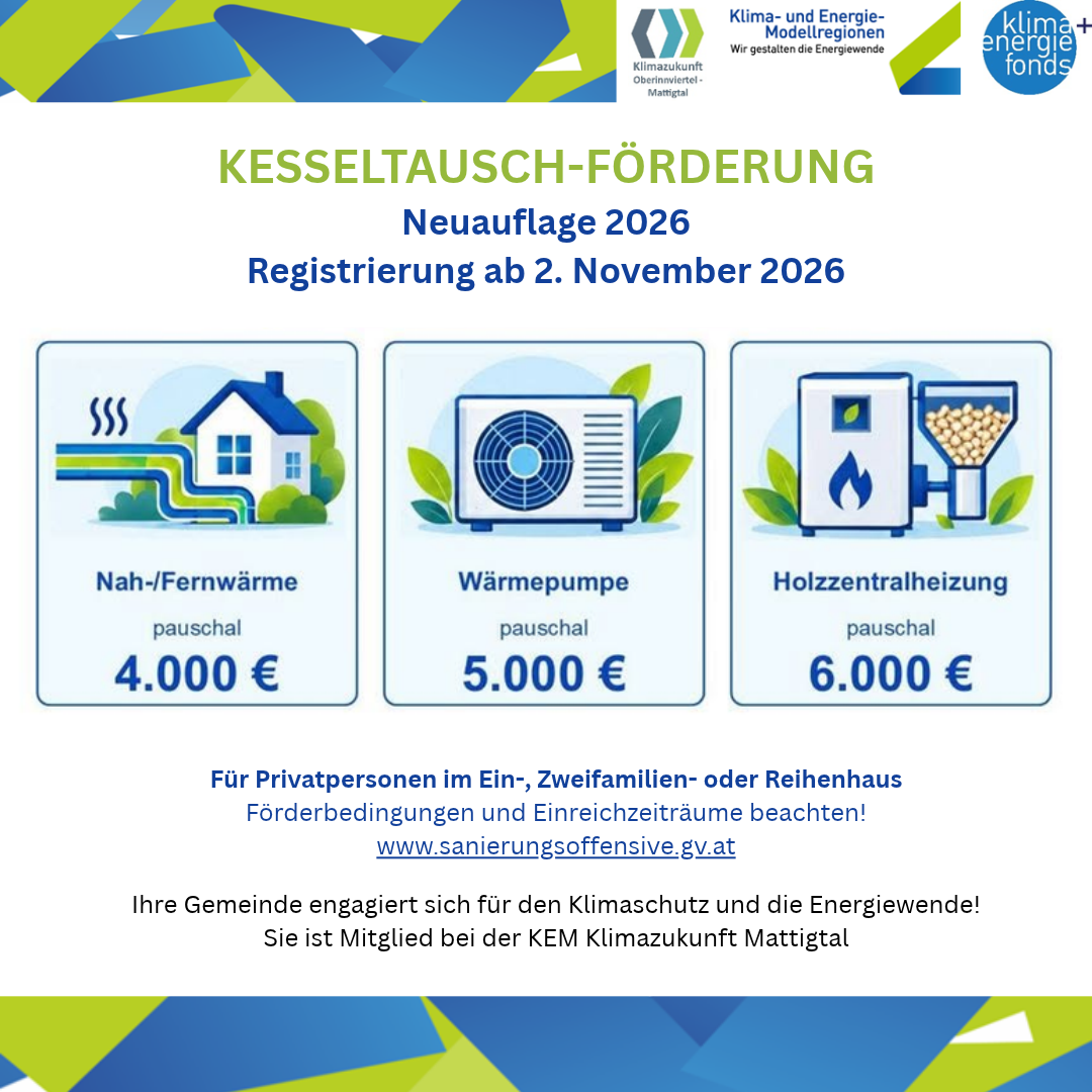 Neuauflage Kesseltausch 2026 Neuauflage Kesseltausch 2026